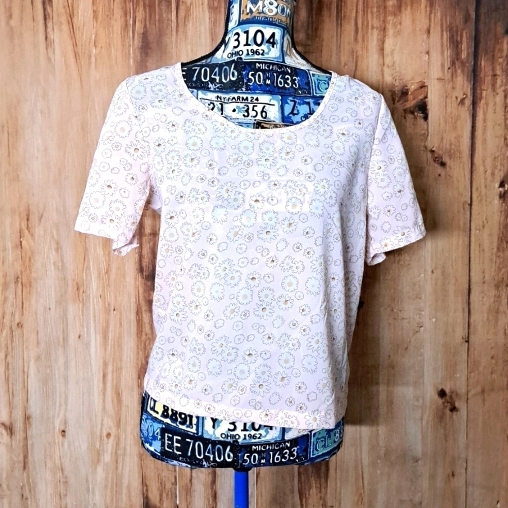 FUN & Flirt sheer floral top